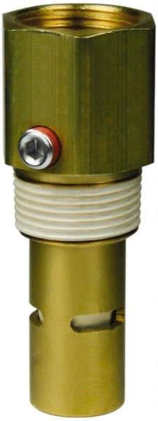 Conrader - 1-1/2 x 1-1/2" Brass Check Valve - In-Tank, FNPT x MNPT - Industrial Tool & Supply