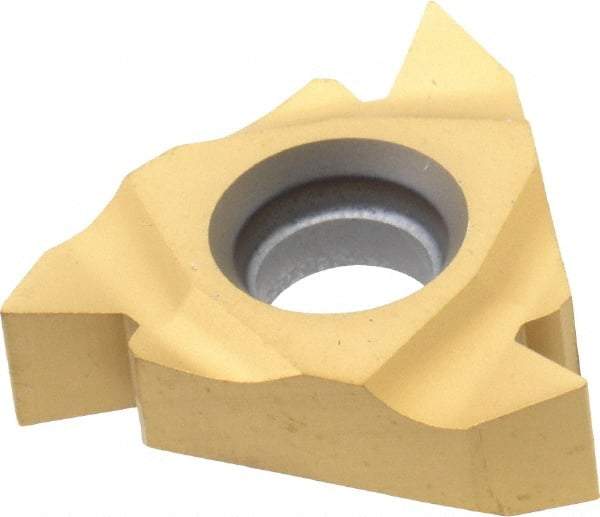 Seco - 16NR Internal Right Hand 14-8 Partial Profile 60° Laydown Threading Insert - Grade CP500, TiAlN/TiN Coated Carbide - Industrial Tool & Supply