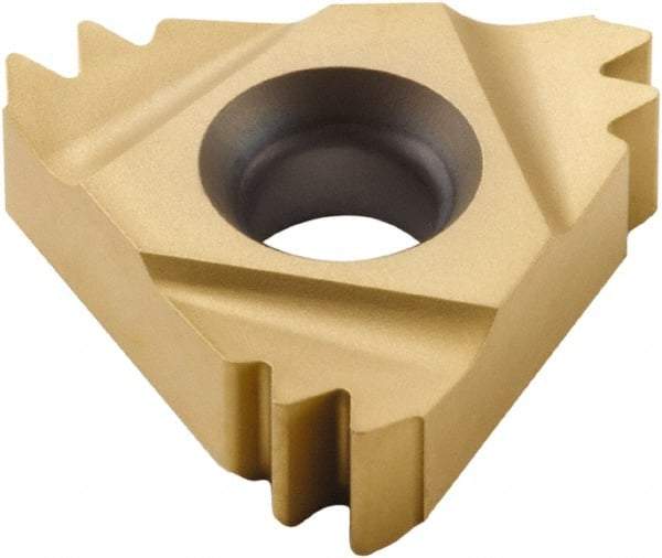 Seco - 22ER External Right Hand 11 Whitworth Laydown Threading Insert - Grade CP500, TiAlN/TiN Coated Carbide, 12.7mm Inscribed Circle - Industrial Tool & Supply