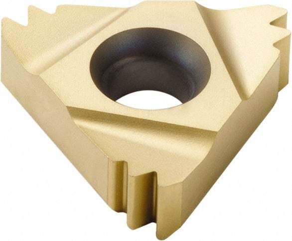 Seco - 22ER External Right Hand ISO Laydown Threading Insert - Grade CP500, TiAlN/TiN Coated Carbide, 12.7mm Inscribed Circle - Industrial Tool & Supply