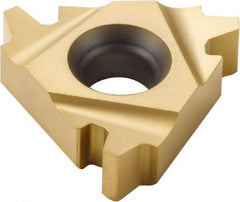 Seco - 22ER External Right Hand Trapez Laydown Threading Insert - Grade CP500, TiAlN/TiN Coated Carbide, 12.7mm Inscribed Circle - Industrial Tool & Supply