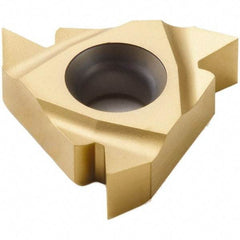 Seco - 22ER External Right Hand 7-5 Partial Profile 60° Laydown Threading Insert - Grade CP500, TiAlN/TiN Coated Carbide - Industrial Tool & Supply