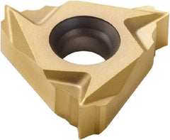 Seco - 16NL Internal Left Hand ISO Laydown Threading Insert - Grade CP300, TiAlN/TiN Coated Carbide, 9.53mm Inscribed Circle - Industrial Tool & Supply