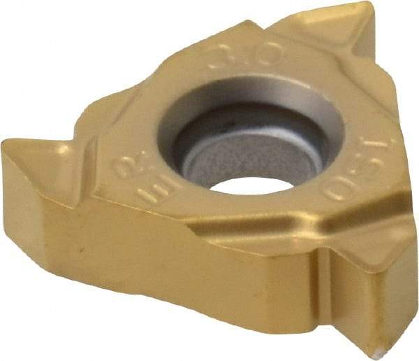 Seco - 16ER External Right Hand ISO Laydown Threading Insert - Grade CP500, TiAlN/TiN Coated Carbide - Industrial Tool & Supply