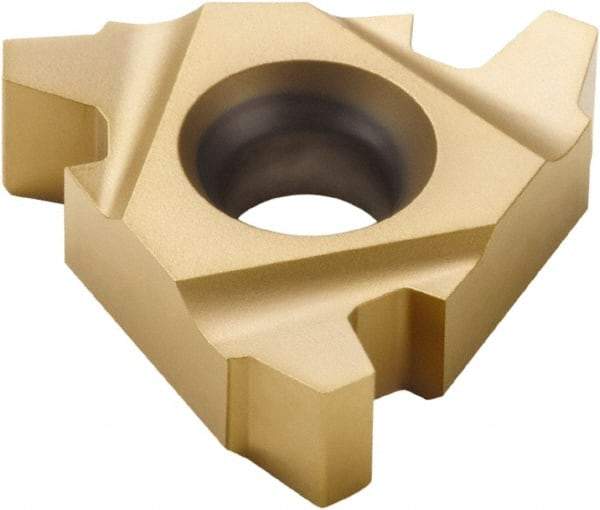 Seco - 16EL External Left Hand 10 Acme Laydown Threading Insert - Grade CP500, TiAlN/TiN Coated Carbide, 9.53mm Inscribed Circle - Industrial Tool & Supply