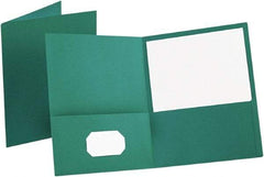 OXFORD - 8-1/2" Long x 11" Wide Pocket - Teal - Industrial Tool & Supply