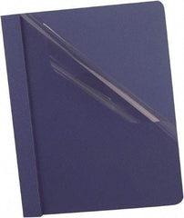 OXFORD - 11" Long x 8" Wide Report Cover - Dark Blue - Industrial Tool & Supply