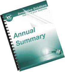 FELLOWES - 11" Long x 8" Wide Binding System Cover - Clear - Industrial Tool & Supply