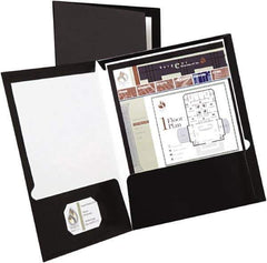 OXFORD - 8-1/2" Long x 11" Wide Pocket - Black - Industrial Tool & Supply