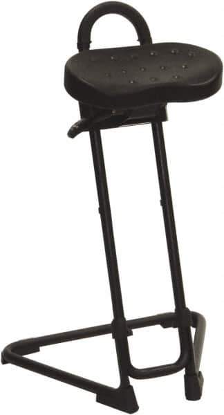 ShopSol - Swivel & Adjustable Stools Type: Sit-Stand Stool Base Type: Tubular Steel - Industrial Tool & Supply