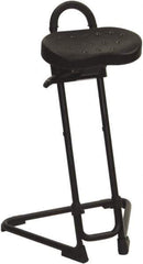 ShopSol - Swivel & Adjustable Stools Type: Sit-Stand Stool Base Type: Tubular Steel - Industrial Tool & Supply