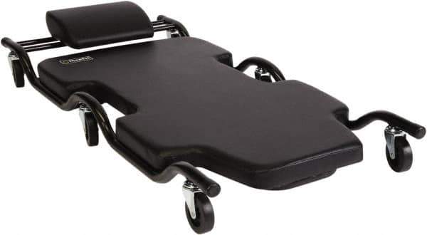 ShopSol - 500 Lb Capacity, 6 Wheel Creeper - Steel/Vinyl, 44-1/2" Long x 2-3/4" Overall Height x 20" Wide - Industrial Tool & Supply