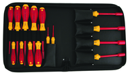 Insulated Slotted 2.0 - 8.0mm Phillips #1 - 3 Inch Nut Drivers 1/4" - 1/2". 15 Piece in Carry Case - Industrial Tool & Supply