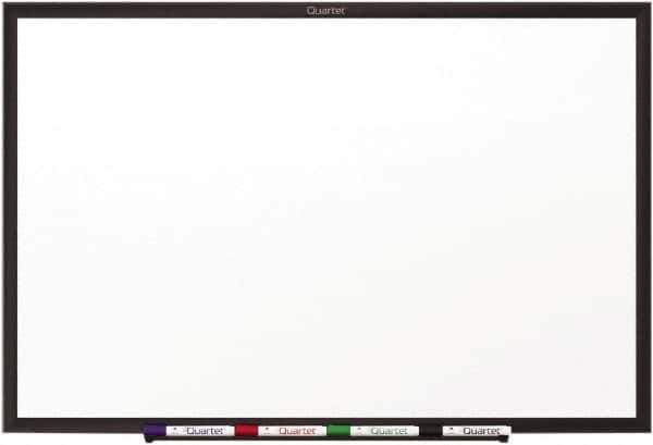 Quartet - 24" High x 36" Wide Dry Erase - Melamine, Includes Dry-Erase Marker & Mounting Hardware - Industrial Tool & Supply