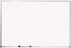 Mead - 48" High x 72" Wide Dry Erase - Melamine, Includes Mounting Kit - Industrial Tool & Supply