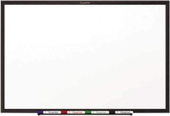Quartet - 18" High x 24" Wide Dry Erase - Melamine, Includes Dry-Erase Marker & Mounting Hardware - Industrial Tool & Supply
