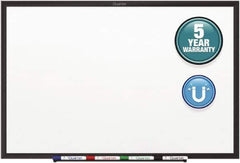 Quartet - 48" High x 72" Wide Magnetic Dry Erase Board - Steel, Includes Dry-Erase Marker & Mounting Kit - Industrial Tool & Supply