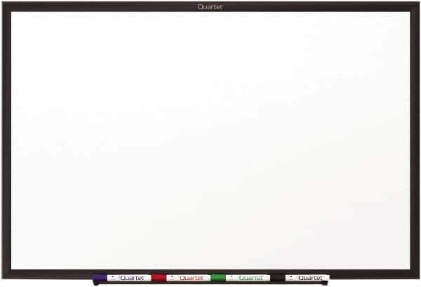 Quartet - 48" High x 96" Wide Dry Erase - Porcelain, Includes Dry Erase Markers & Mounting Hardware - Industrial Tool & Supply