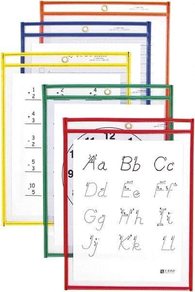 C-LINE - 12" High x 9" Wide Dry Erase - Plastic - Industrial Tool & Supply