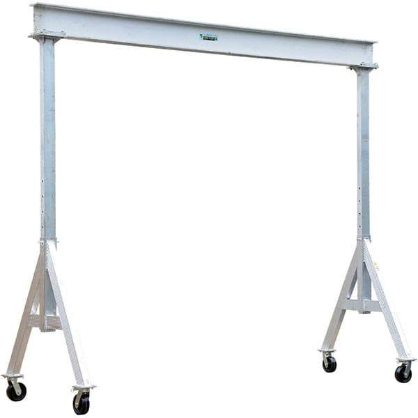 Vestil - 6,000 Lb Load Capacity, Aluminum Gantry Crane - Industrial Tool & Supply