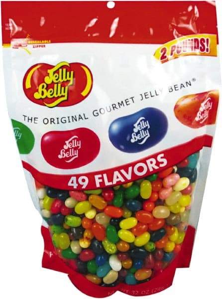 Jelly Belly - Candy - Candy, 49 Assorted Flavors, 2lb Bag - Industrial Tool & Supply