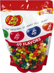Jelly Belly - Candy - Candy, 49 Assorted Flavors, 2lb Bag - Industrial Tool & Supply