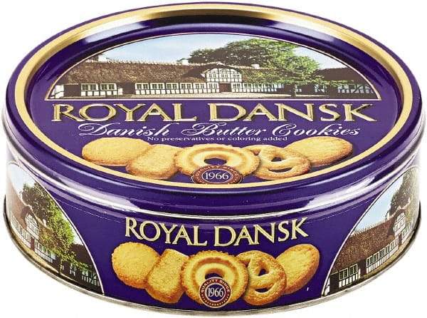 Royal Dansk - Cookies - Cookies, Danish Butter, 12oz Tin - Industrial Tool & Supply