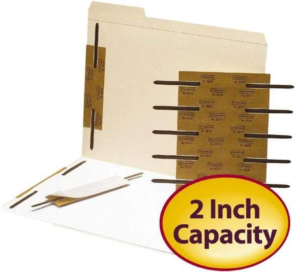 SMEAD - 100 Piece Paper File Fasteners - 8-1/16" Long - Industrial Tool & Supply