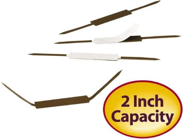 SMEAD - 100 Piece Paper File Fasteners - 2-3/4" Long - Industrial Tool & Supply