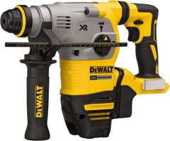 DeWALT - 20 Volt 1-1/8" SDS Plus Chuck Cordless Rotary Hammer - 0 to 4,480 BPM, 0 to 1,500 RPM, Reversible - Industrial Tool & Supply
