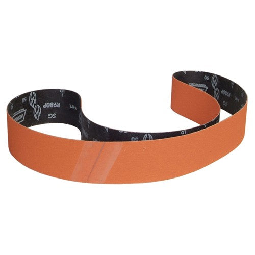 3″ × 90″ SG Blaze R980P Narrow Belt 36 Grit Ceramic Alumina - Industrial Tool & Supply