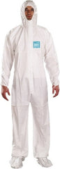 Ansell - Size L Film Laminate Chemical Resistant General Purpose Coveralls - Industrial Tool & Supply