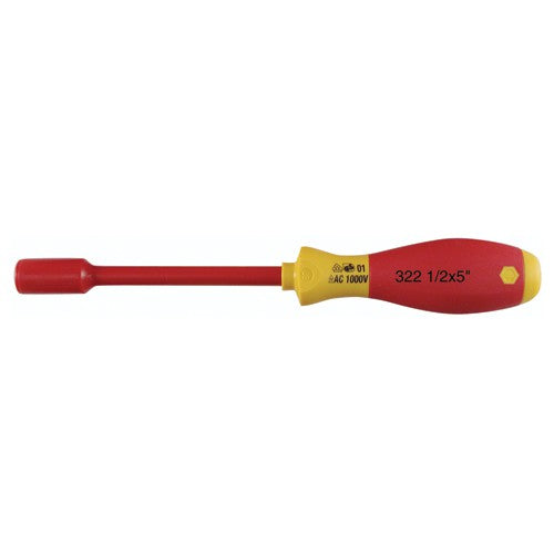 INSULATED NUT DRIVER 5/32X125MM - Industrial Tool & Supply