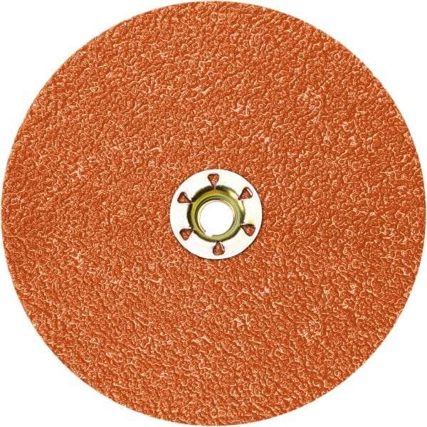 3M - 5" Diam 60+ Grit Fiber Disc - Ceramic, 12,000 Max RPM, Series 787C - Industrial Tool & Supply