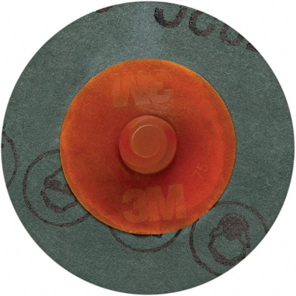3M - 4" Disc Diam, 60 Grit, Ceramic Quick Change Disc - Type R Attaching System, Coated, 12,000 RPM, 782C Series - Industrial Tool & Supply