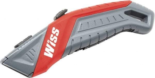 Wiss - Utility Knife - Gray & Red Handle - Industrial Tool & Supply