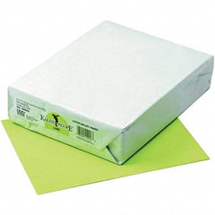 Pacon - 8-1/2" x 11" Lime Colored Copy Paper - Use with Laser Printers, Copiers, Inkjet Printers - Industrial Tool & Supply
