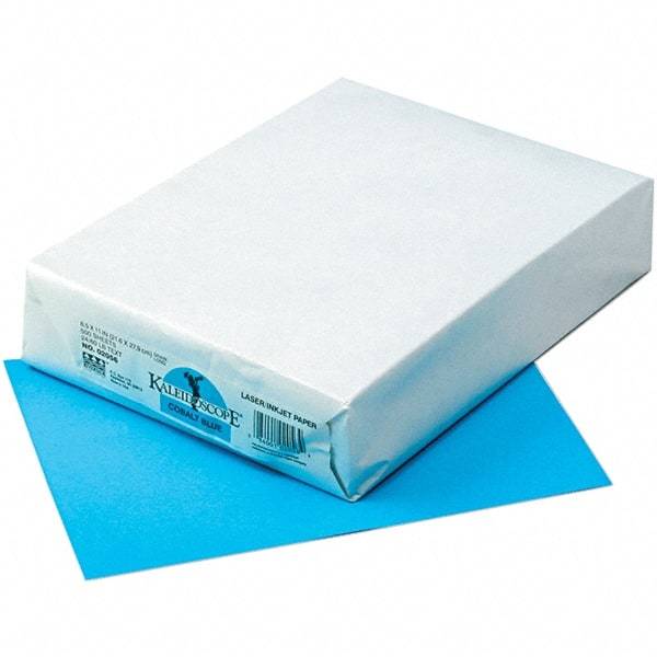 Pacon - 8-1/2" x 11" Cobalt Blue Colored Copy Paper - Use with Laser Printers, Copiers, Inkjet Printers - Industrial Tool & Supply