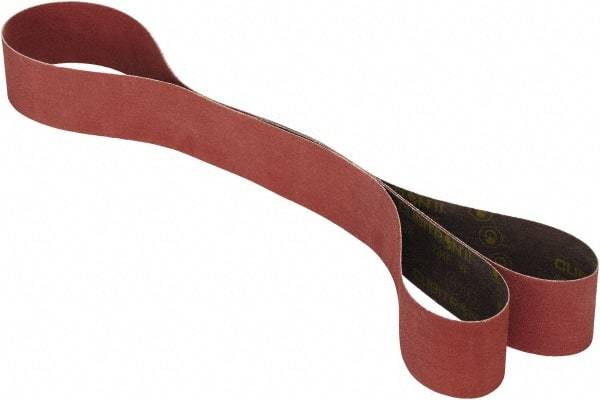 3M - 6" Wide x 48" OAL, 80 Grit, Ceramic Abrasive Belt - Ceramic, Coated, YF Weighted Cloth Backing, Series 784F - Industrial Tool & Supply