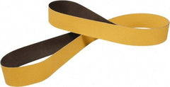 3M - 10" Wide x 126" OAL, 80 Grit, Ceramic Abrasive Belt - Ceramic, Coated, YF Weighted Cloth Backing, Series 967F - Industrial Tool & Supply