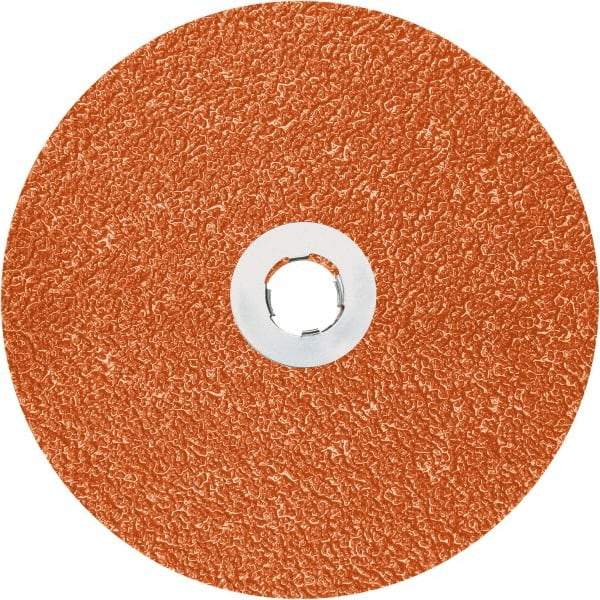 3M - 7" Diam 7/8" Hole 36+ Grit Fiber Disc - Ceramic, 8,600 Max RPM, Series 787C - Industrial Tool & Supply