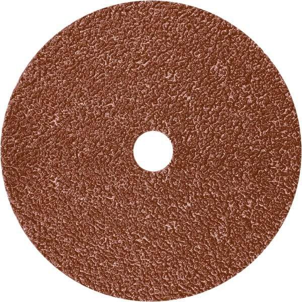 3M - 7" Diam 80+ Grit Fiber Disc - Ceramic, 8,600 Max RPM, Series 787C - Industrial Tool & Supply