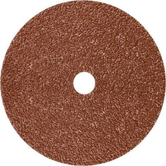 3M - 4-1/2" Diam 80+ Grit Fiber Disc - Ceramic, 13,300 Max RPM, Series 787C - Industrial Tool & Supply