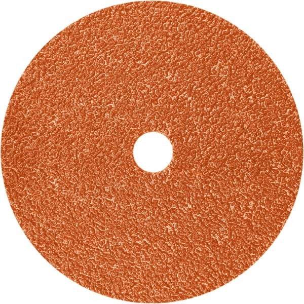 3M - 5" Diam 60+ Grit Fiber Disc - Ceramic, 12,000 Max RPM, Series 787C - Industrial Tool & Supply