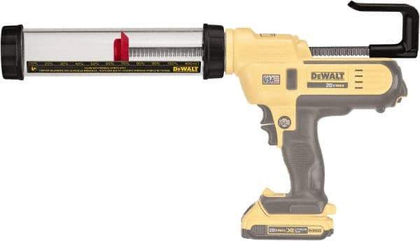 DeWALT - 29 oz Full Barrel Battery Caulk/Adhesive Applicator - Use with 10 to 20 oz Sausage Packs - Industrial Tool & Supply