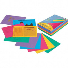 Pacon - 8-1/2" x 11" Assorted Colors Colored Copy Paper - Use with Copiers,Inkjet Printers,Laser Printers,Typewriters - Industrial Tool & Supply