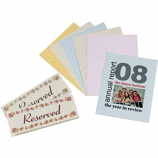 Pacon - 8-1/2" x 11" Assorted Colors Colored Copy Paper - Use with Copiers,Inkjet Printers,Laser Printers,Typewriters - Industrial Tool & Supply