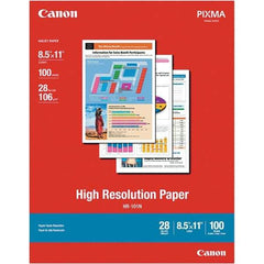 Canon - 8-1/2" x 11" White Photo Paper - Use with Canon Pixma Printers - Industrial Tool & Supply
