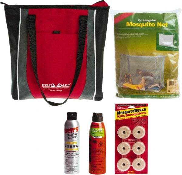 PRO-SAFE - Emergency Preparedness Kits Type: Zika Prevention Kit Contents: Insect Repellent; Permethrin Spray; Mosquito Bed Net; Standing Water Treatment Tablets - Industrial Tool & Supply