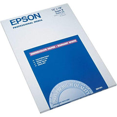 Epson - 13" x 19" White Photo Paper - Use with Inkjet Printers - Industrial Tool & Supply
